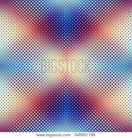 Geometric Abstract Pattern In Low Poly Style.