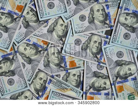 100 Us Dollar Billnote Background