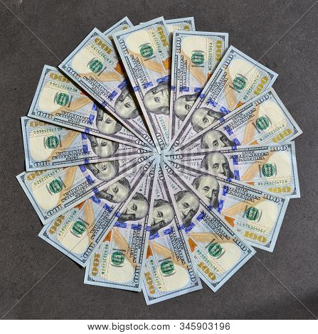 100 Us Dollar Billnote Background