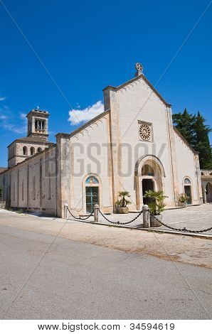 Madonna della Scala Abbey. Noci. Puglia. Italien.