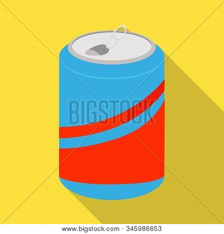 Vector Design Of Bottle And Soda Sign. Collection Of Bottle And Tipple Stock Symbol For Web.