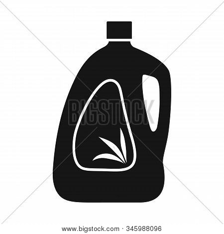 Vector Illustration Of Bottle And Plastic Sign. Graphic Of Bottle And Beverage Vector Icon For Stock