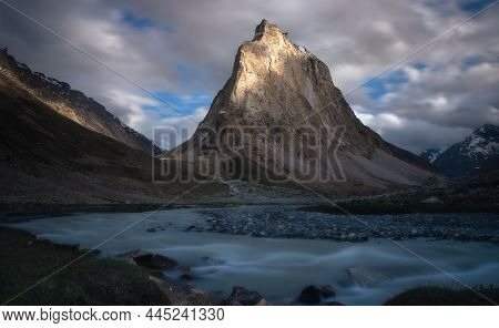 A Long Exposure Photograph During The Play Of Lights And Shadows Of Sunlight Falling On Gumbo Rangja