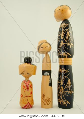 ทริโอ Kokeshi