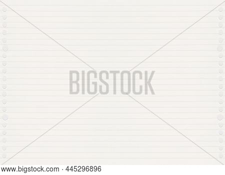 Empty Notebook Paper Background.