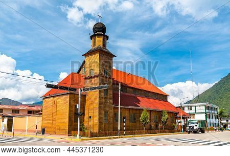 Austrian-style Wooden Church In Oxapampa, Peruvian Amazonia