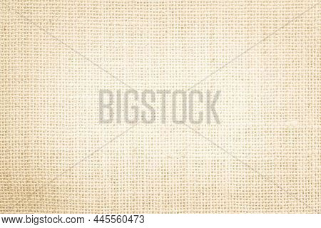 Jute Hessian Sackcloth Burlap Canvas Woven Texture Background Pattern In Light Beige Cream Brown Col