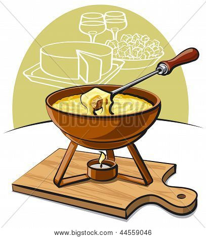 Serowe Fondue