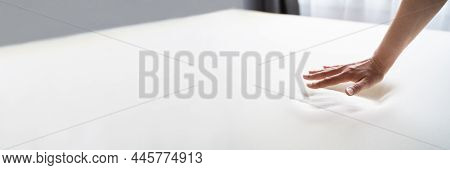 Hand Testing Orthopedic Memory Foam Core Mattress