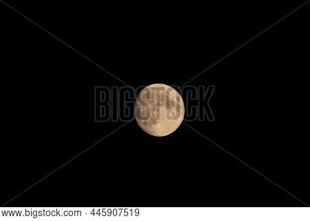 A Full Moon Over Nebraska In June 2021
