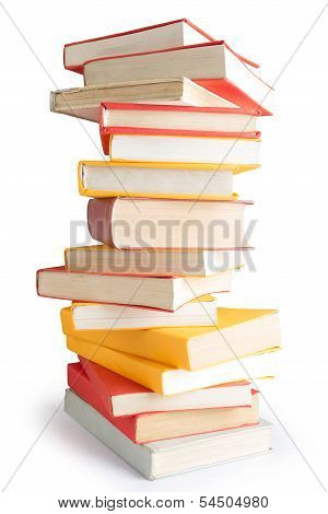 Books Piled Up