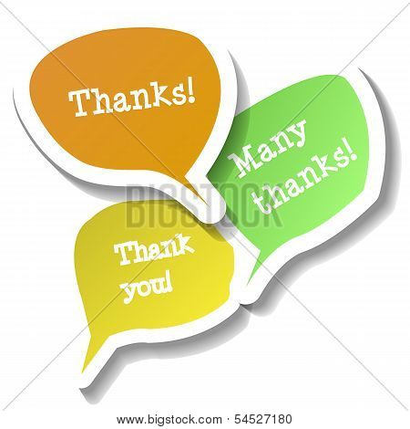 Retro clouds thank you speech