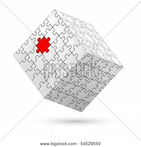 Puzzle cube.