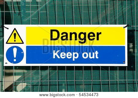 Danger Keep Out sign