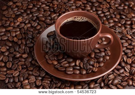 Coffee Cup With Grains