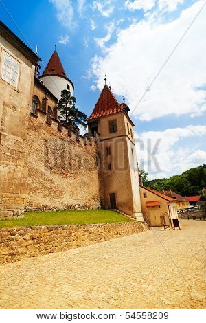 Walls And Towers Of Krivoklat Castle