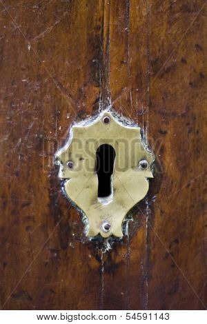 Keyhole Of Old Doorlock 9