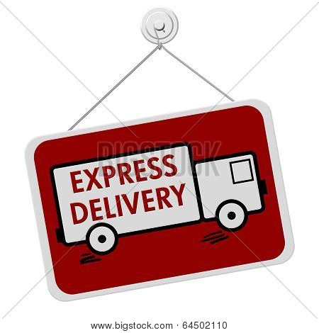 Express Delivery Sign