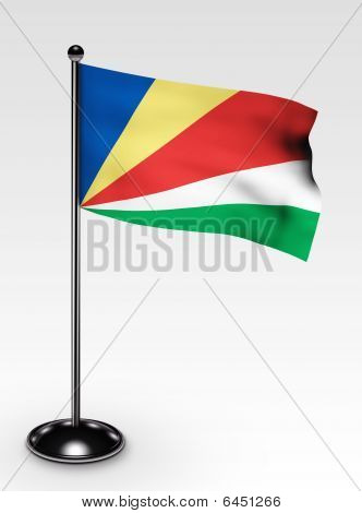 เส้นทางรูปวาดธงชาติเซเชลส์เล็ก