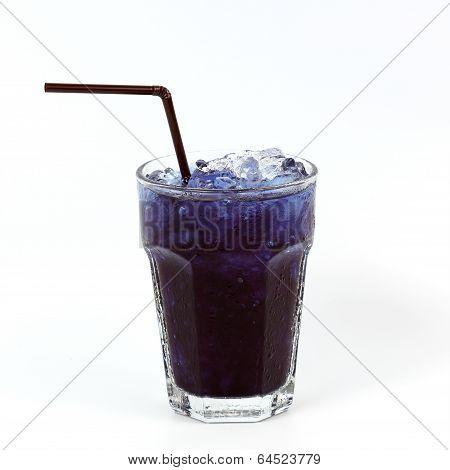 Ice Pigeonwings Herbal Drink