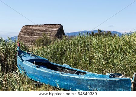Ancient fishing village, Etang de Canet-Saint-Nazar, South of France
