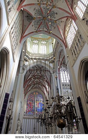 Interior of St. John's Cathedral at 's-Hertogenbosch - Netherlands