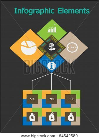 Business Concept - Infographic. Vector