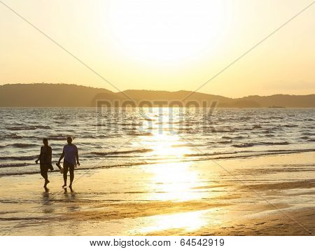 Sunset With Sea