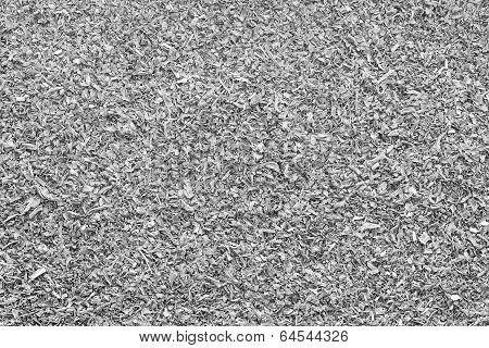 Texture Shredded Dried Leaves Of Gray Color