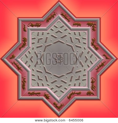 Mandala-östlichen abstract design