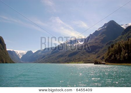 Briksdal glacier in Norway