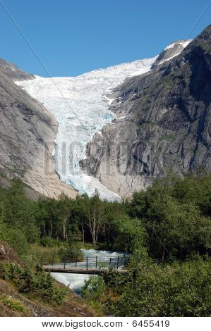 Briksdal glacier in Norway