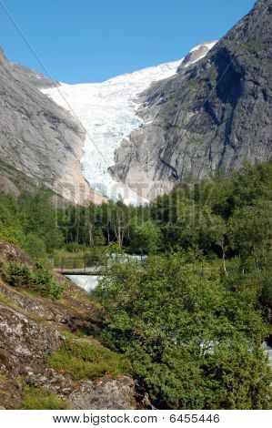 Briksdal glacier in Norway