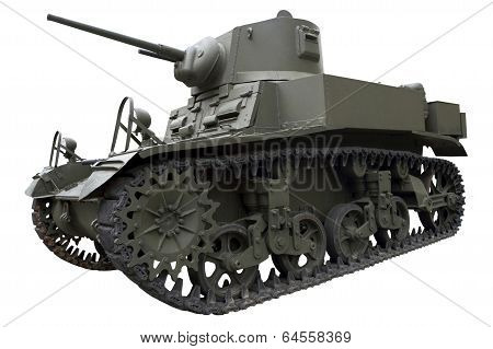 Old Olive Light Tank