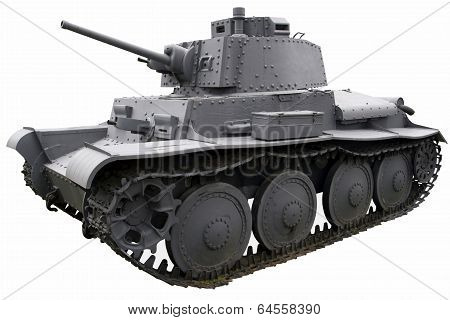 Old Gray Light Tank