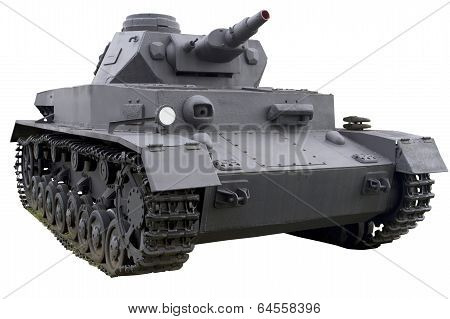 Old Gray Medium Tank