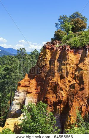 Red Cliffs In Roussillon