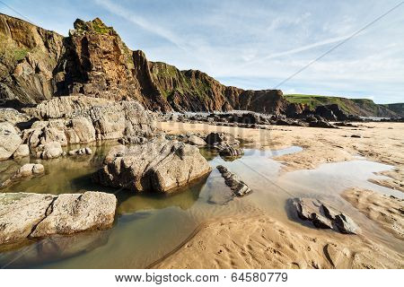 Sandymouth Cornwall England Uk
