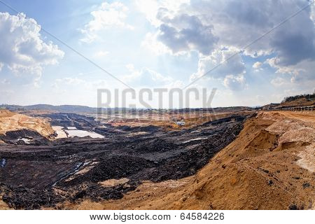 open mining pit