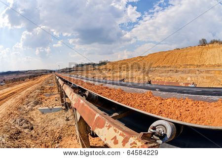 open mining pit