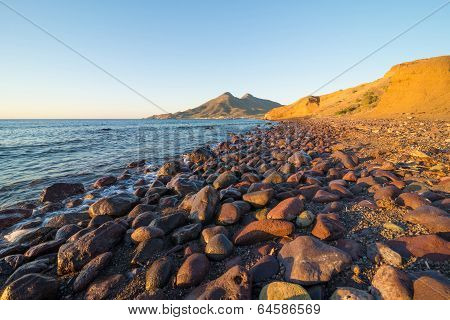 Cabo De Gata Coast At Sunrise