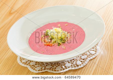 cold beetroot soup