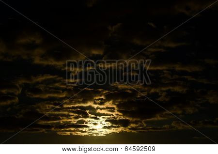 Colored Clouds at Sunrise