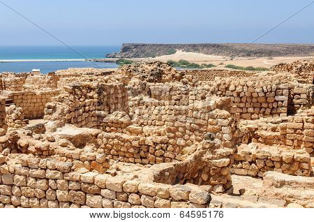 Archaeological Site Of Sumhuram, Near Salalah, Dhofar Region (oman)