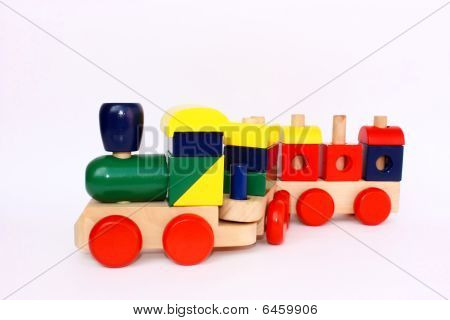 Little Wooden Train Toy