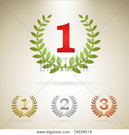 First place emblem
