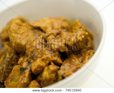 Spicy Indian Goat Lamb Curry In Bowl