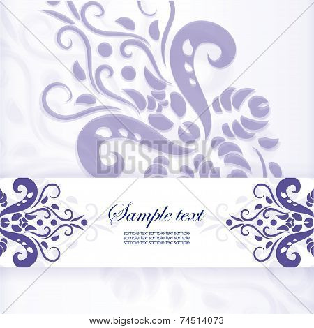 Template frame. Abstract background. Vector illustration