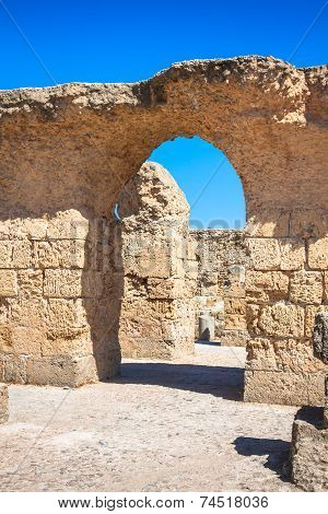 Ruins Of Antonine Baths At Carthage, Tunisia