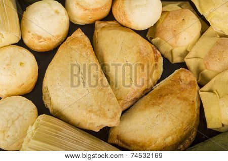 Traditional ecuadorian food empanadas